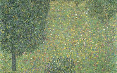 Gustav Klimt Meadow in Flower